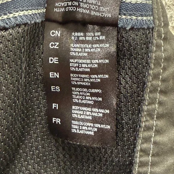 Kuhl Mutiny River Shorts Men 30 Blue Nylon Stretch Zip Cargo 10" 5048 - Picture 7 of 15